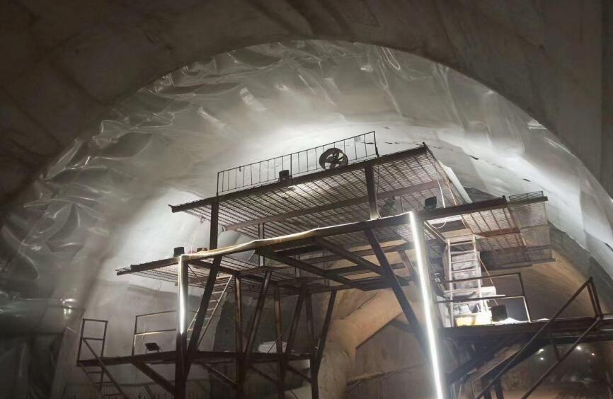 EVA隧道防水板施工現(xiàn)場(chǎng)